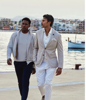 BLUE INDUSTRY Het geweven colbert | Beige - 60