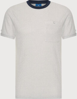 BLUE INDUSTRY Het katoenen t-shirt | - maat M Blauw