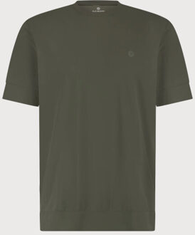 BLUE INDUSTRY Het lounge jersey t-shirt | Groen - XXXL