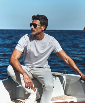 BLUE INDUSTRY Het lounge jersey t-shirt | - maat S Groen