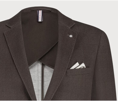 BLUE INDUSTRY Het melange colbert | Bruin - 50