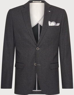 BLUE INDUSTRY Het micro-ruit colbert | Zwart - 50