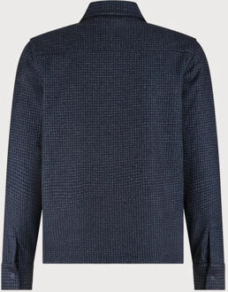 BLUE INDUSTRY Het overshirt met ruitmotief | - maat S Blauw