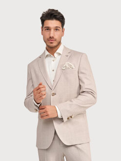 BLUE INDUSTRY Het ruit colbert | - maat 48 Beige