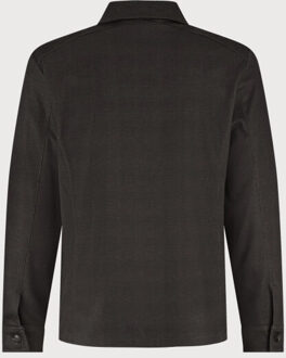 BLUE INDUSTRY Het ruitmotief overshirt met knoopsluiting | - maat M Bruin