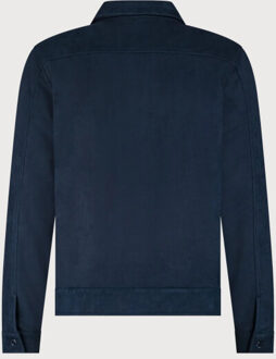 BLUE INDUSTRY Het suède look overshirt | Blauw