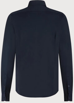 BLUE INDUSTRY Het uni stretch overhemd | Blauw - 44 (XL)