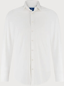 BLUE INDUSTRY Het uni stretch overhemd | Wit - 39 (M)