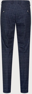 BLUE INDUSTRY Jersey chino ruitmotief | - maat 50 Blauw