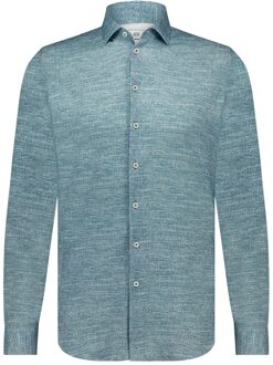 BLUE INDUSTRY Jersey overhemd uni Blauw - 44 (XL)