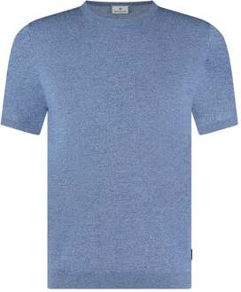 BLUE INDUSTRY Kbis24-m17 t-shirt cobalt Blauw - L