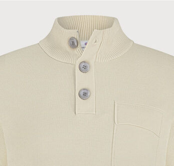 BLUE INDUSTRY Kbiw25-m11 pullover off white Wit - XXL