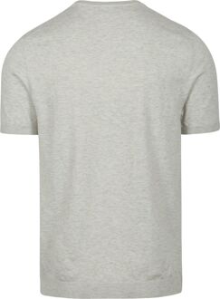 BLUE INDUSTRY Knitted T-Shirt Melange Ecru Off-White - XL