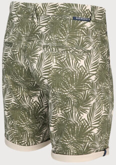 BLUE INDUSTRY Korte broek | Bruin/groen - 34