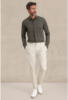 BLUE INDUSTRY lounge jersey shirt 2191.22 green - maat 41 (L) Groen