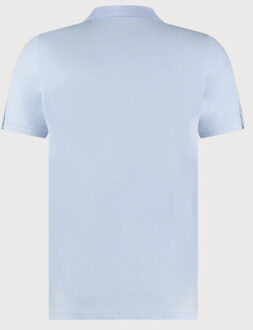 BLUE INDUSTRY Luxe basic v-hals polo | Blauw - XXXL