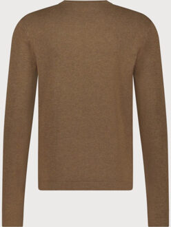 BLUE INDUSTRY Luxe gebreide crewneck | Bruin - XXL