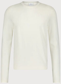 BLUE INDUSTRY Luxe gebreide crewneck | - maat XXXL Ecru