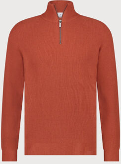 BLUE INDUSTRY Luxe half-zip pullover | Bruin - XXL