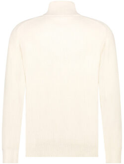 BLUE INDUSTRY Luxe half-zip pullover | - maat XXL Wit