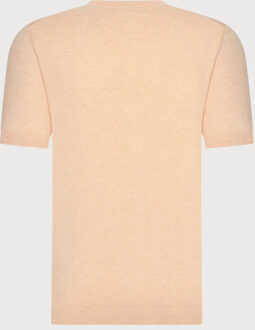 BLUE INDUSTRY Luxe knitted t-shirt | Oranje