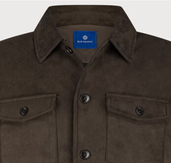 BLUE INDUSTRY Milanow25-m42 shirtjacket brown Bruin - XXL