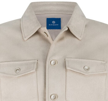 BLUE INDUSTRY Milanow25-m42 shirtjacket stone Beige - XL