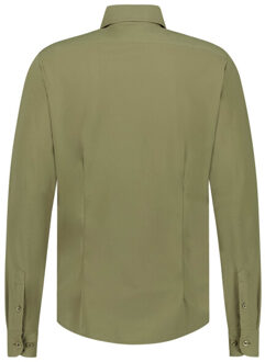 BLUE INDUSTRY Overhemd met lange mouwen Groen - 45 (XXL)