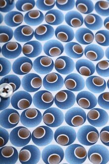 BLUE INDUSTRY Overhemd Print Kobaltblauw Donkerblauw - 38,40