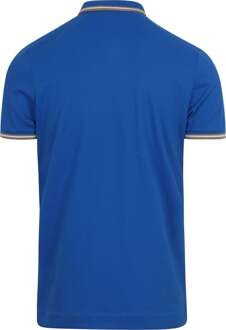 BLUE INDUSTRY Piqué Poloshirt Kobaltblauw - L,M,S,XL,XXL