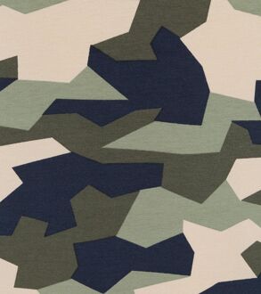 BLUE INDUSTRY Polo Army Multicolour Donkergroen - S