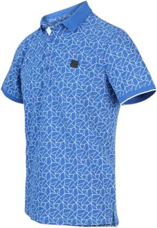 BLUE INDUSTRY Polo Blauw - S