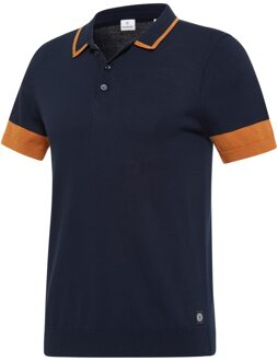 BLUE INDUSTRY Polo Blauw - S