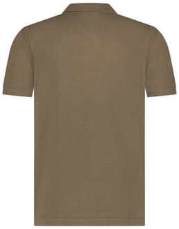 BLUE INDUSTRY Polo met korte mouwen Bruin - L