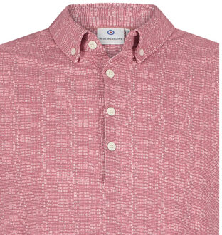 BLUE INDUSTRY Polo met mini design | Roze - XL