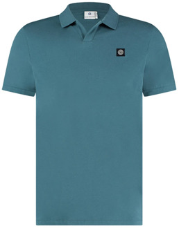 BLUE INDUSTRY Polo Shirt Korte Mouw Blue Industry , Blue , Heren - 2Xl,Xl,L,M
