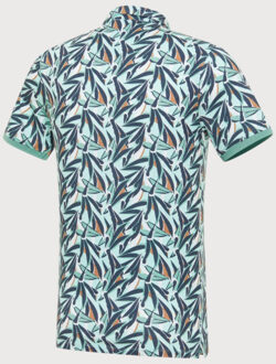 BLUE INDUSTRY Poloshirt | - maat XL Groen