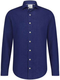 BLUE INDUSTRY Shirt flannel kobalt Blauw - XXL