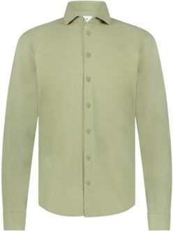 BLUE INDUSTRY Shirt lounge jersey green Groen - XXL