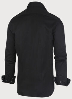 BLUE INDUSTRY Shirt | - maat 37 (S) Zwart