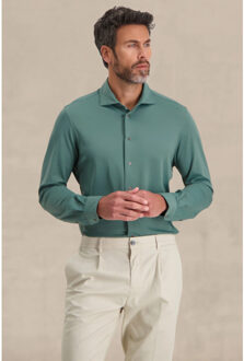 BLUE INDUSTRY Travel overhemd | - maat 40 (M) Groen