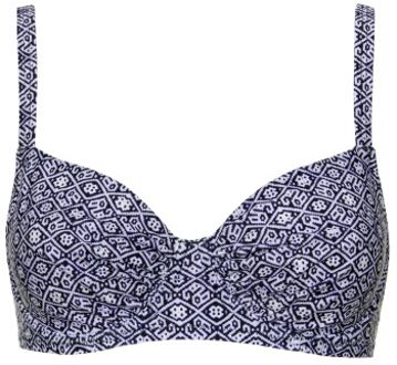 Blue Mosaic Bikini Underwire Bra * Actie * Blauw - D/E 40,F/G 40