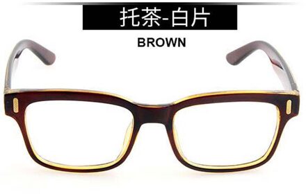 Blue Ray Computer Bril Mannen Scherm Straling Brillen Brand Kantoor Gaming Blauw Licht Goggle UV Blokkeren Eye Bril bruin