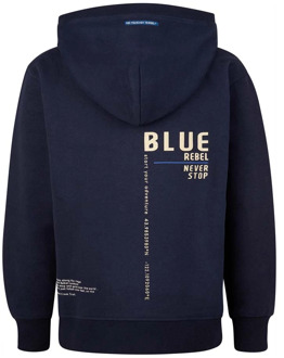 Blue Rebel jongens hoodie Marine - 122-128