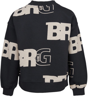Blue Rebel meisjes sweater Antracite - 122-128