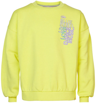 Blue Rebel meisjes sweater Geel - 98-104