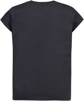 Blue Rebel meisjes t-shirt Antracite - 110-116