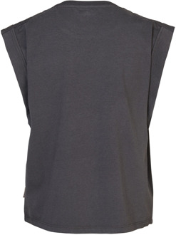 Blue Rebel meisjes t-shirt Antracite - 122-128