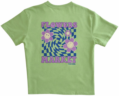 Blue Rebel meisjes t-shirt Groen - 98-104