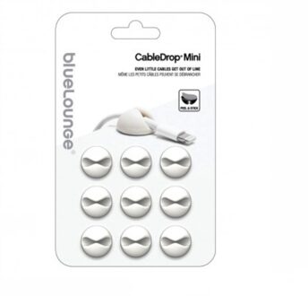 Bluelounge  CableDrop Mini (9 Pack) - White